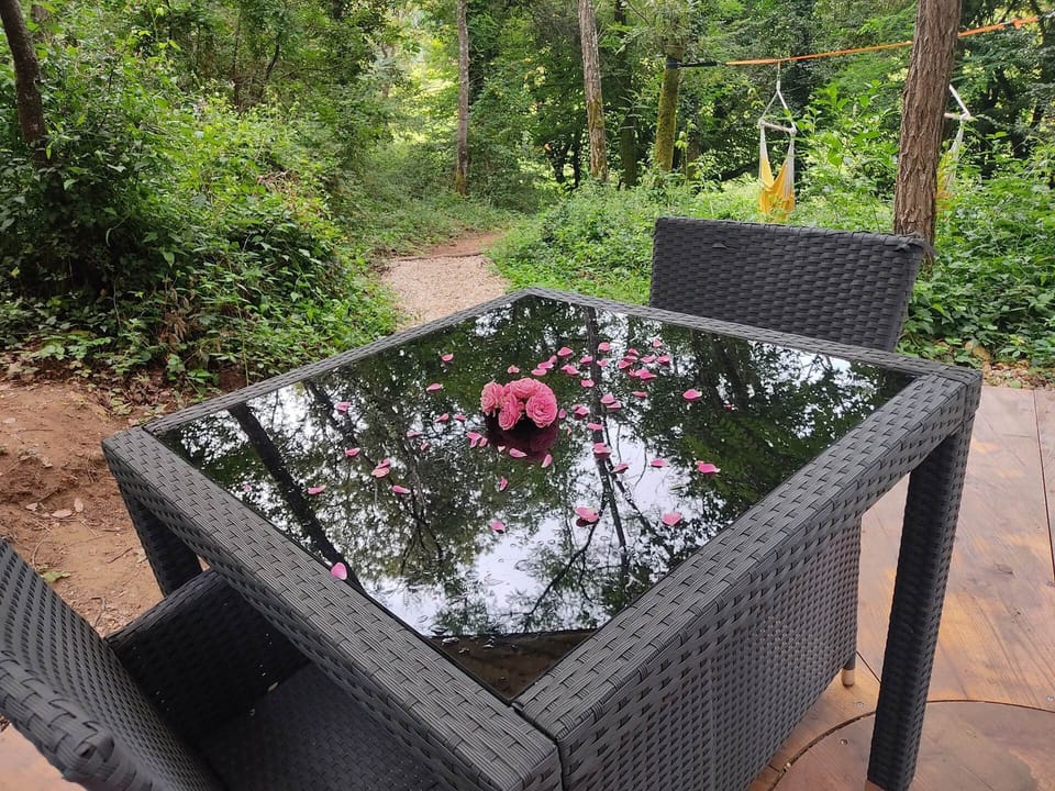 Terrasse privative du dôme