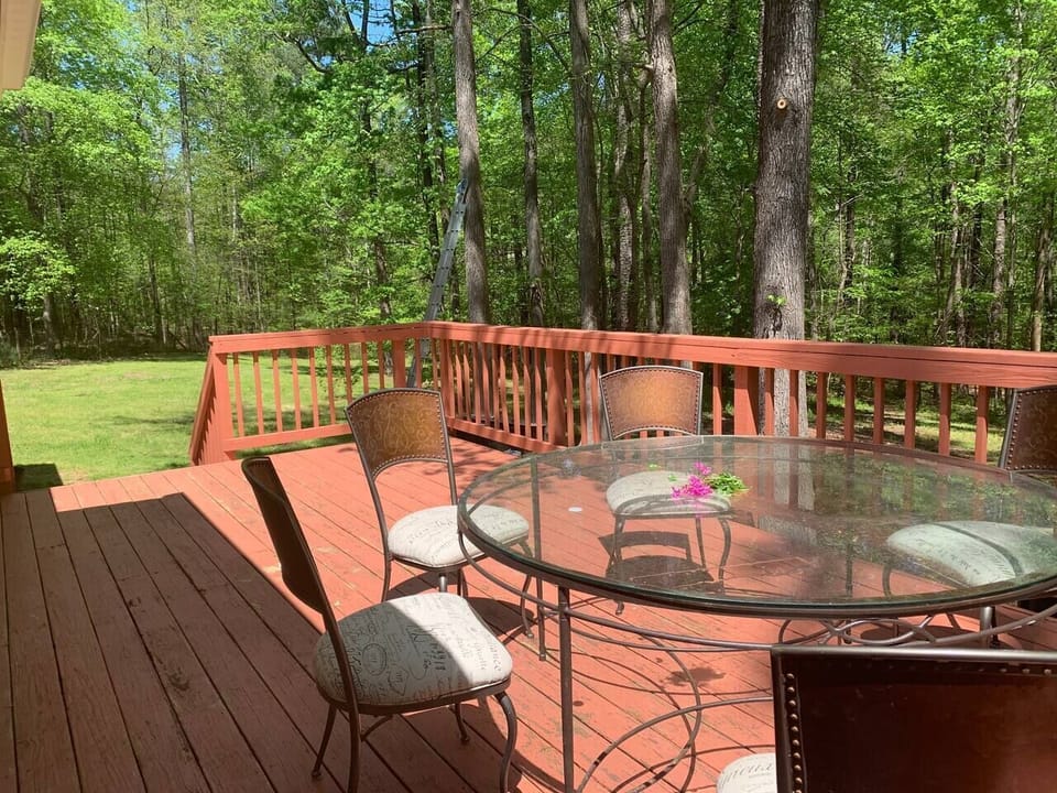 Deck & Backyard