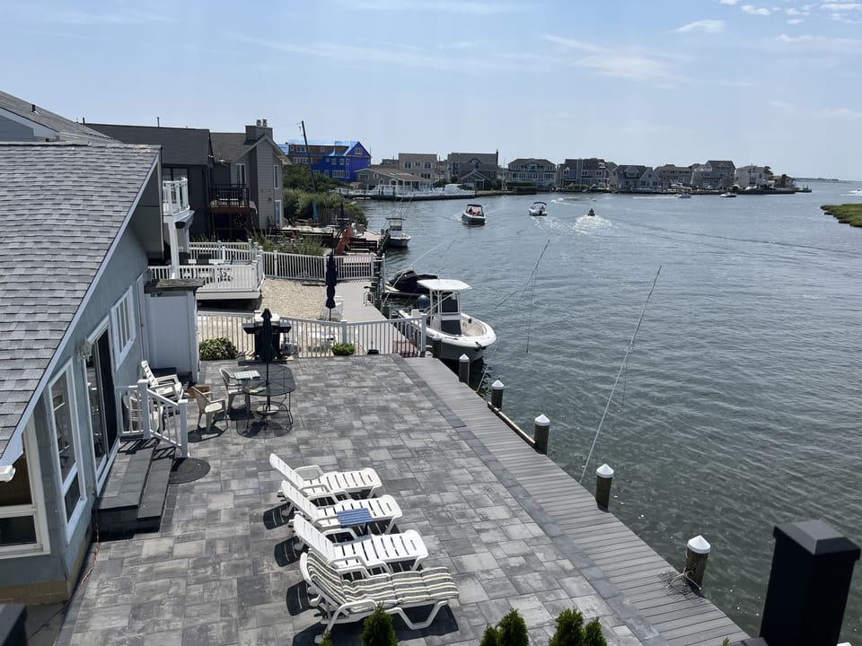 New bayfront Paver stone patio