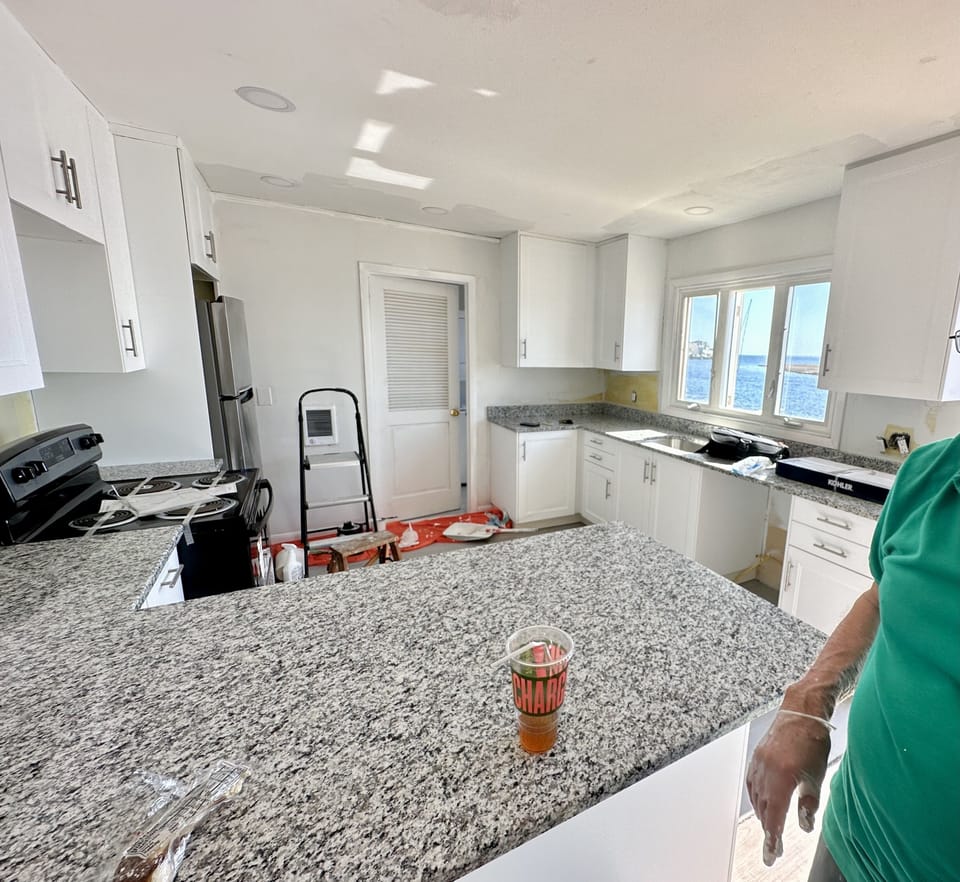 Newly renovated kitchen
