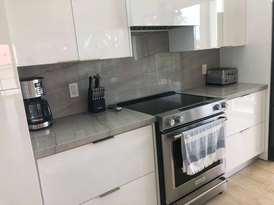 Well Stocked Kitchen With Stainless Appliances~Stove~Dishwasher
Refrigerator 