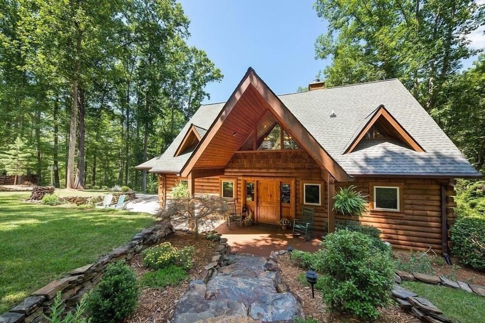 Nestled amongst the trees
