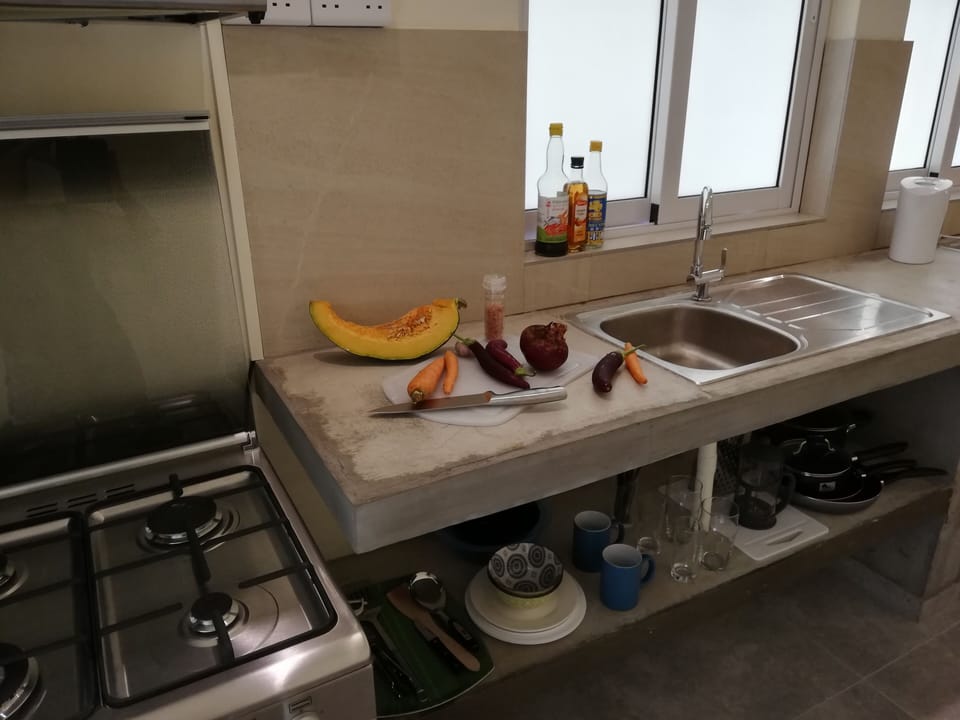 Private kitchen for preparing your own meals