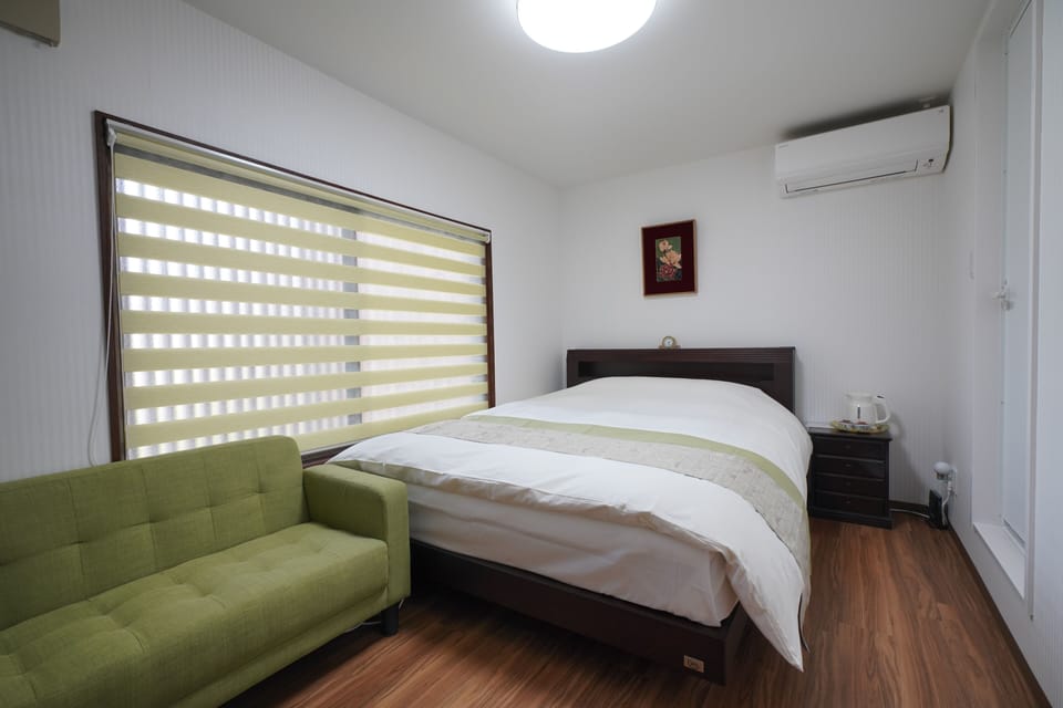 (201) 2F Western Room, Queen Bed (Private Room with Shower and Toilet) | Premium bedding, down comforters, blackout drapes, soundproofing