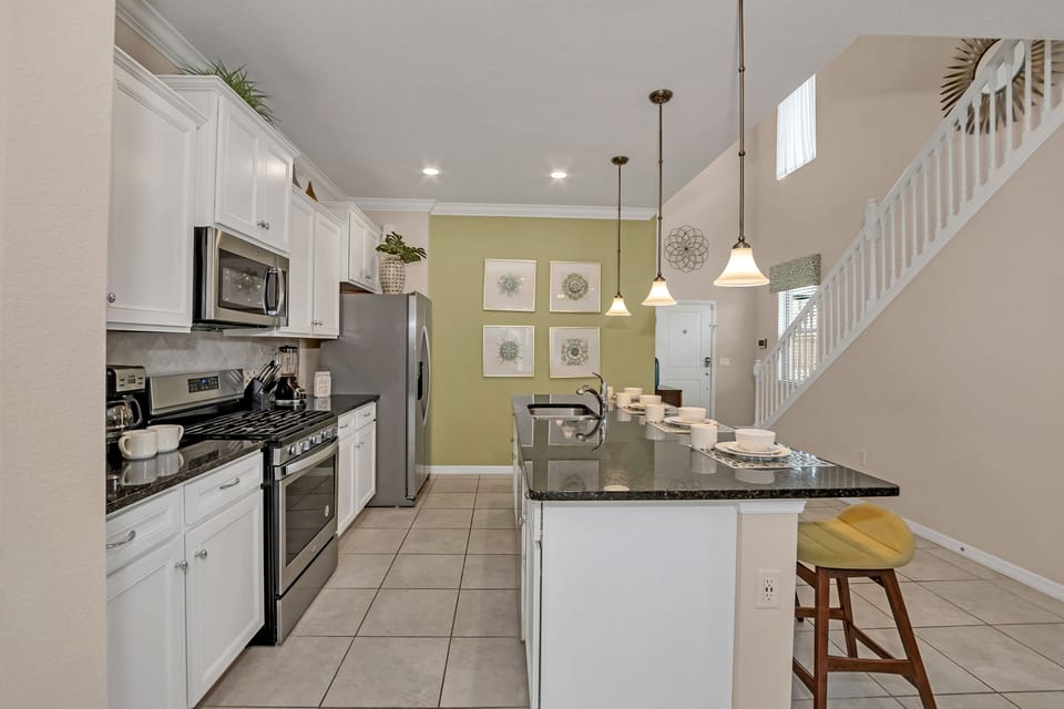 Cooking in Style: Our kitchen is a chef's dream, fully furnished with contemporary flair, creating a space where cooking becomes a stylish affair.
