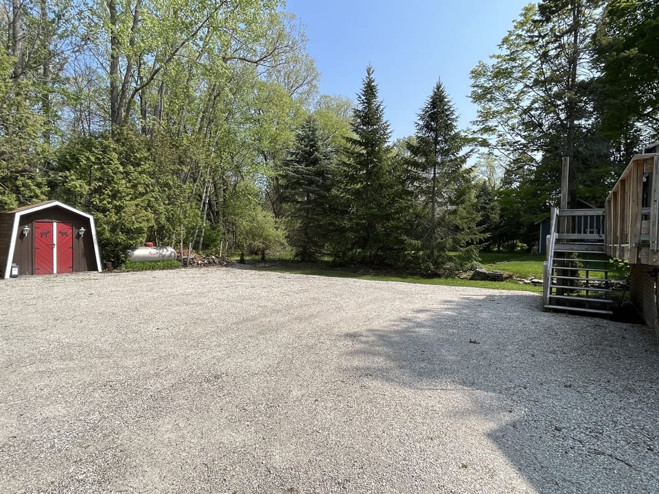 Ample Parking for Three (3) Cars