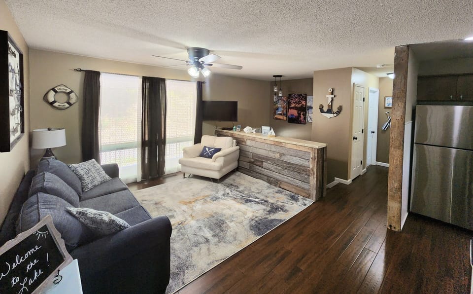 Living area off kitchen