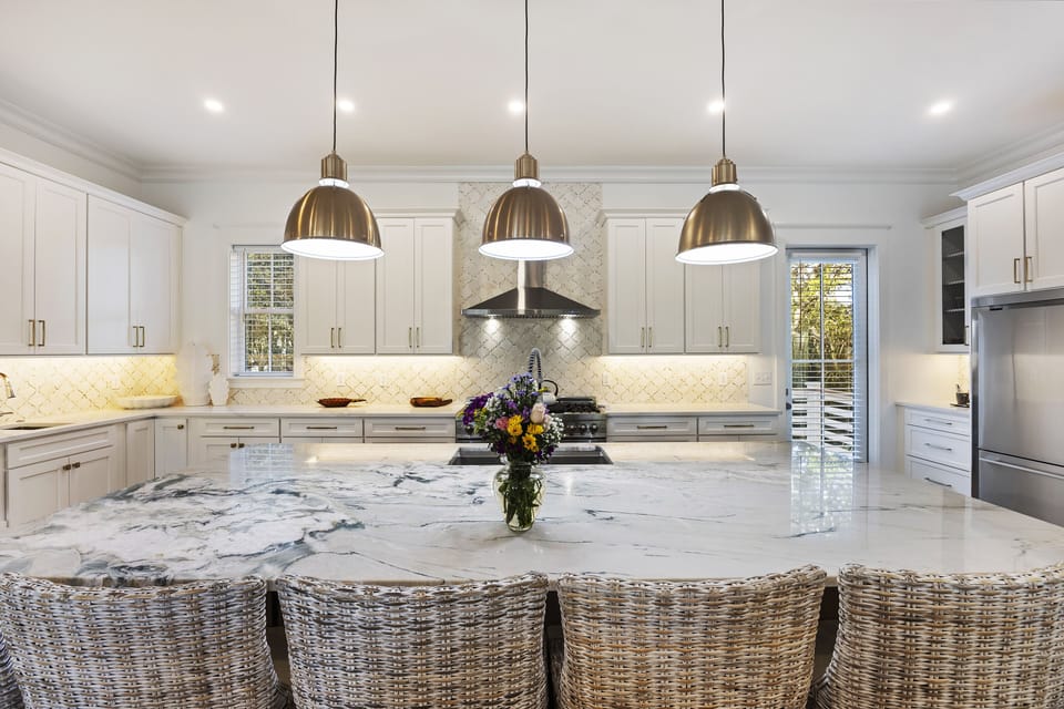 Fully equipped modern kitchen