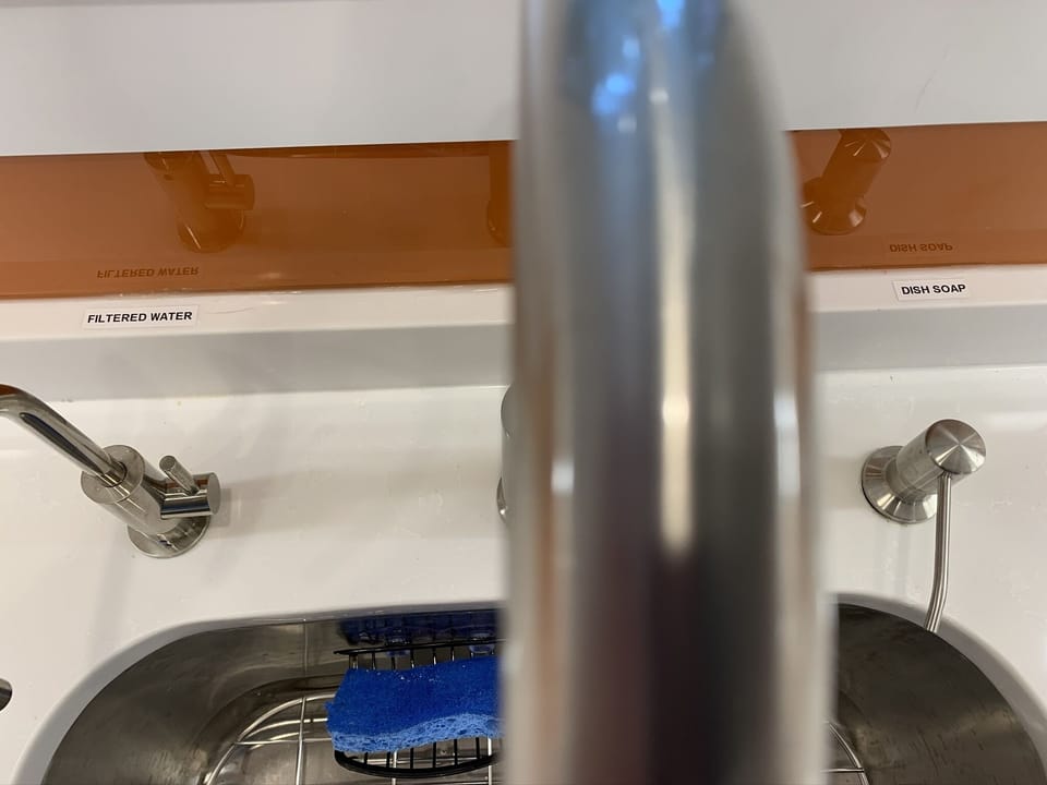 Filtered tap water