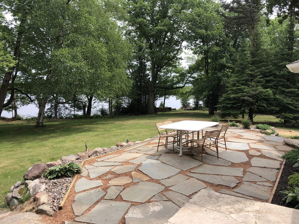 Nothing but beautiful lake views, huge private level yard
