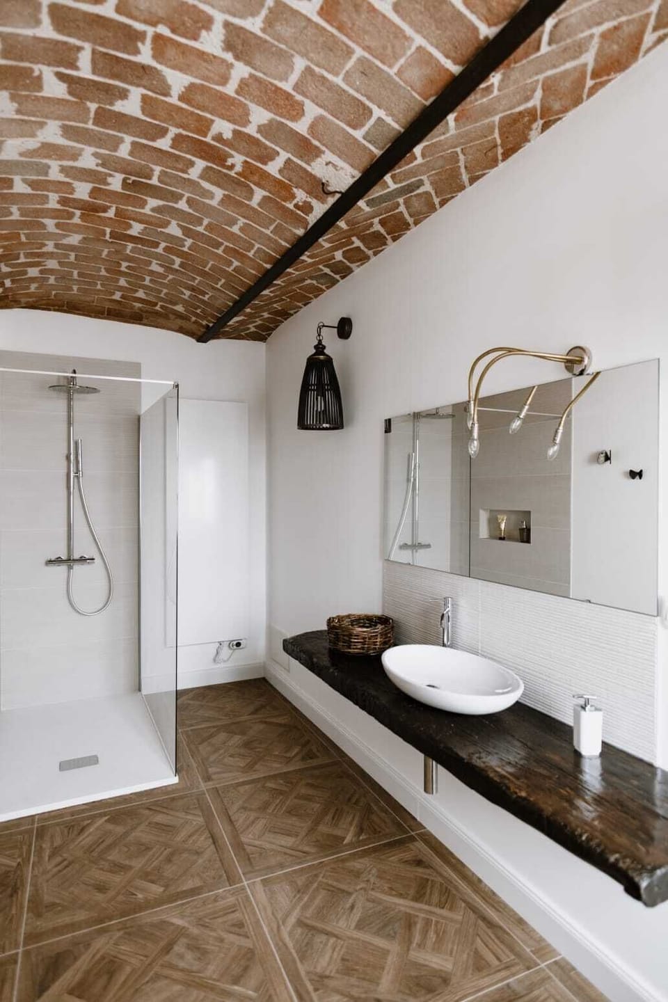 Comfort Room | Bathroom | Shower, rainfall showerhead, hair dryer, slippers