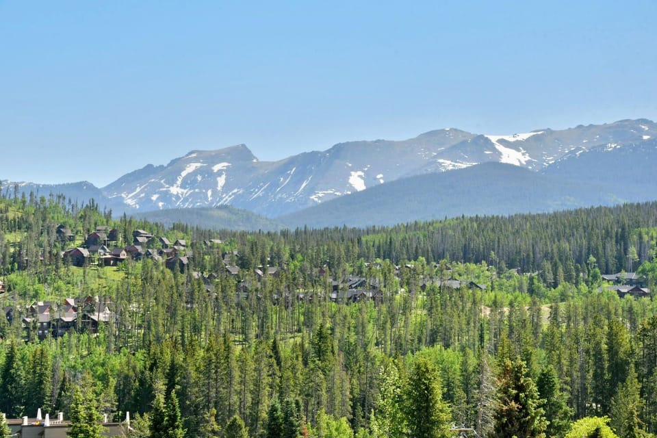 Mountain Views from Rooftop Deck