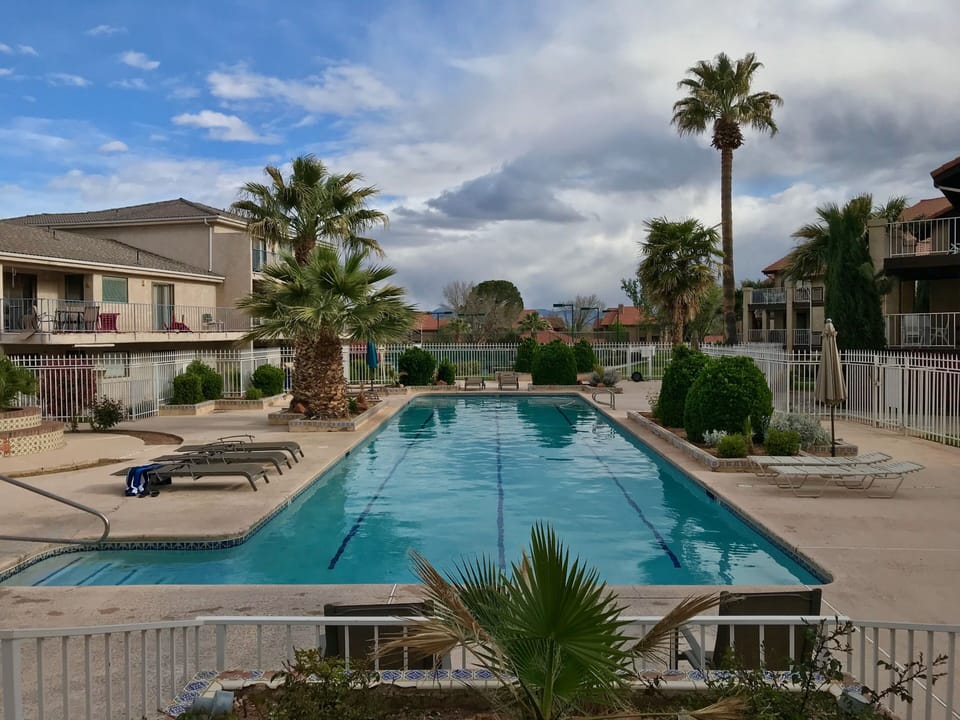 Amazing amenities! Two Pools! Family pool heated. Adults pool not heated.