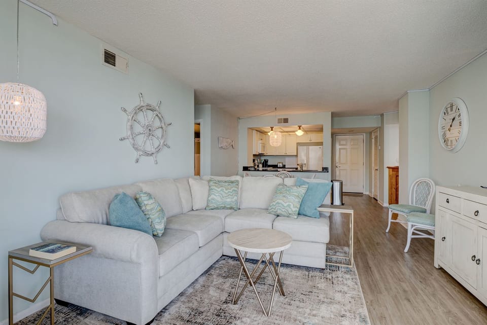 Comfortable seating in living room