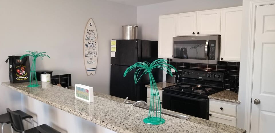 The breakfast bar is a great place to hang out and chill, grab a bite to eat, or have your morning cup of coffee.