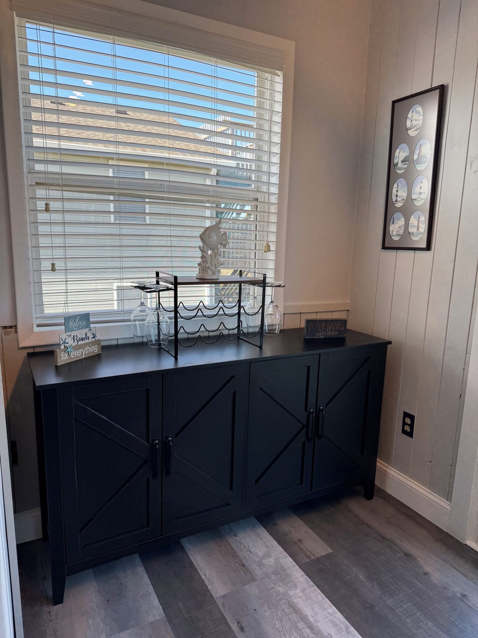 Kitchen/Dining area storage.