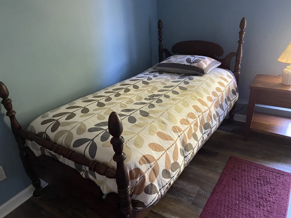 Twin bed, 2nd floor, 2nd room.