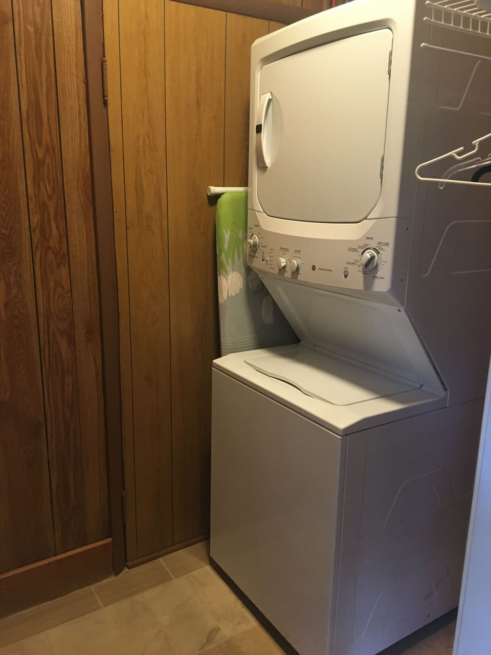 Washer and dryer on first floor.