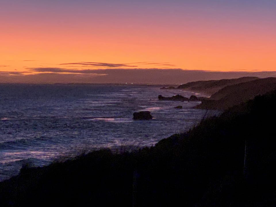 Sunsets over the back beaches are spectacular both summer and winter.