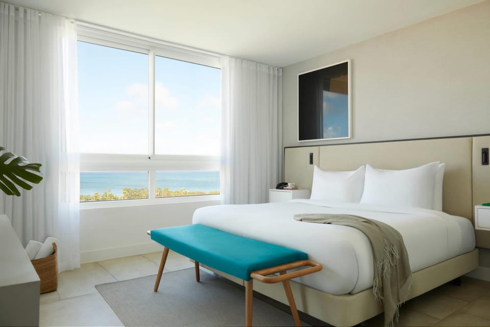 Suite, Non Smoking, Ocean View (1 King Bed,  2 Single Beds) | Premium bedding, memory foam beds, in-room safe, iron/ironing board