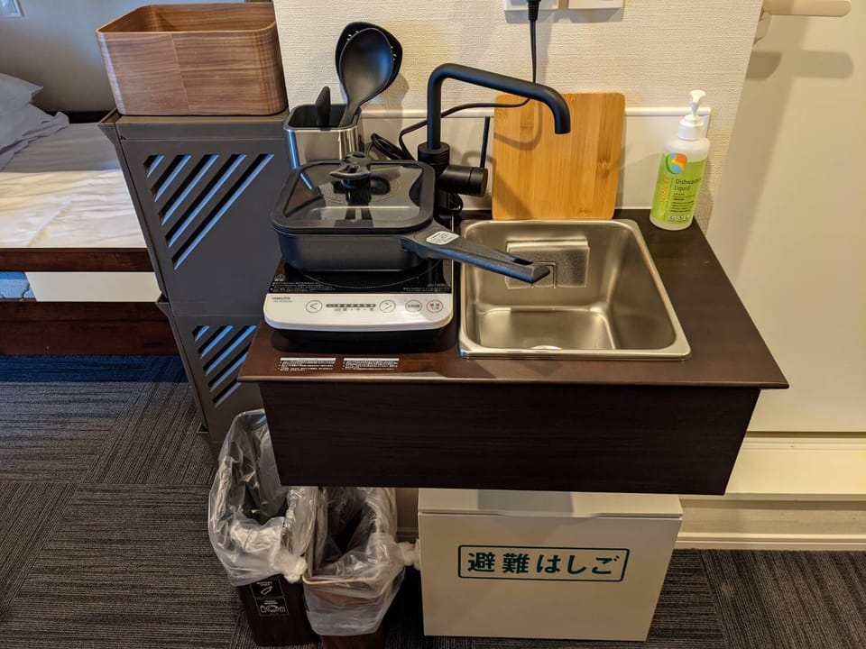 Studio Room (5) | Private kitchen | Fridge, microwave, electric kettle