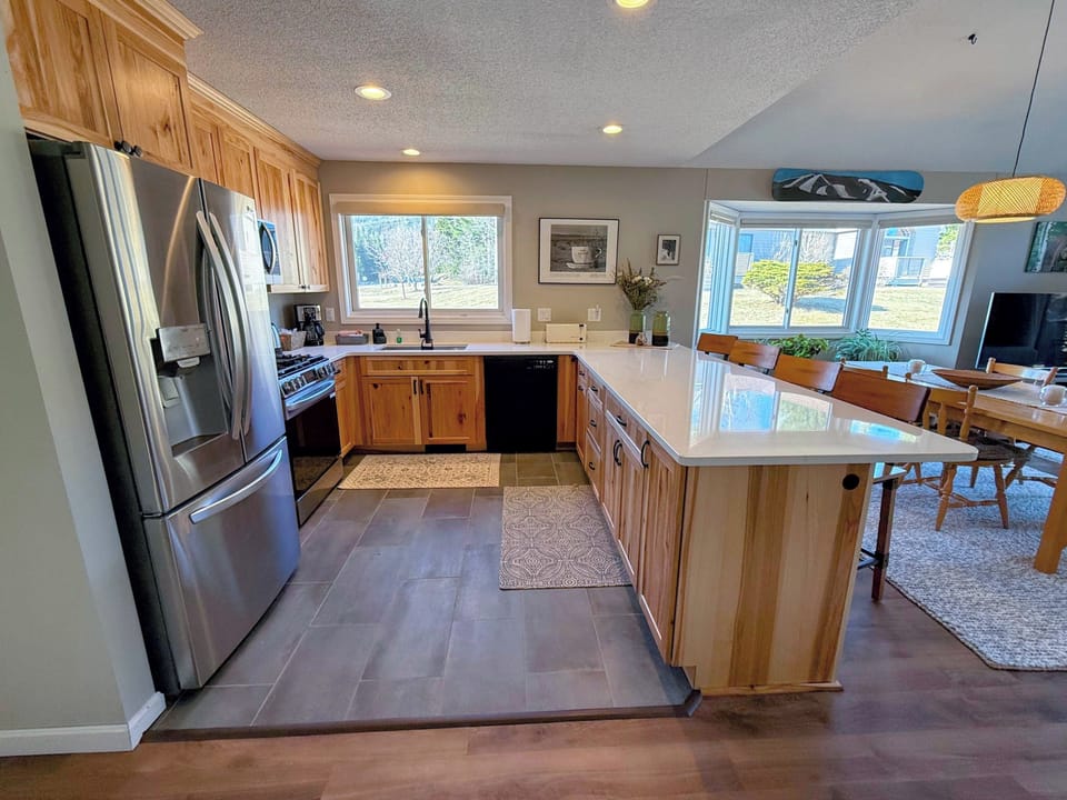 Newly remodeled kitchen area