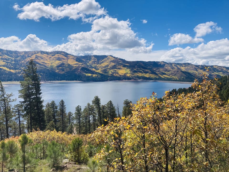 Late September/early October are the best times to enjoy the fall colors.