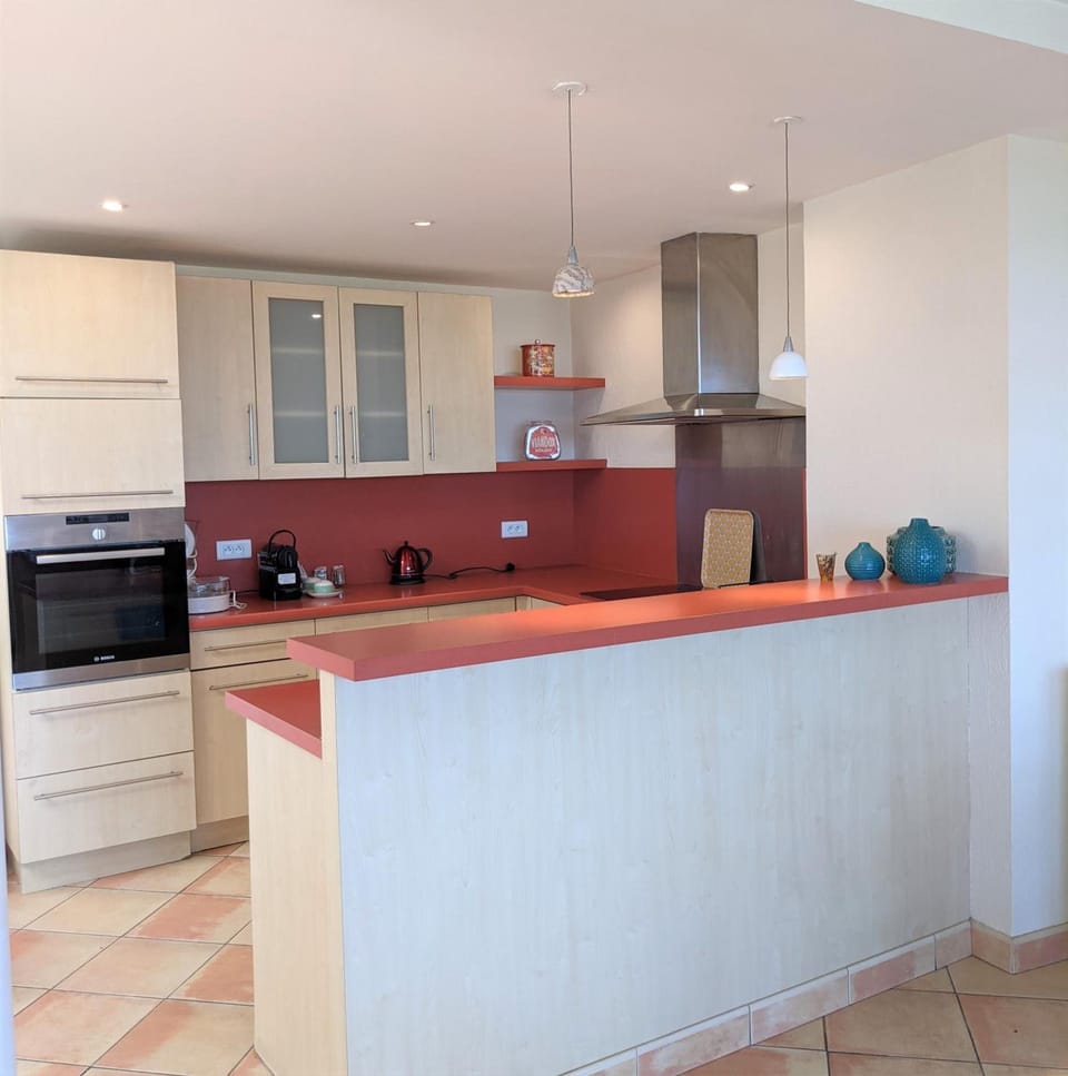 Apartment | Private kitchen | Espresso maker, coffee/tea maker, electric kettle, highchair