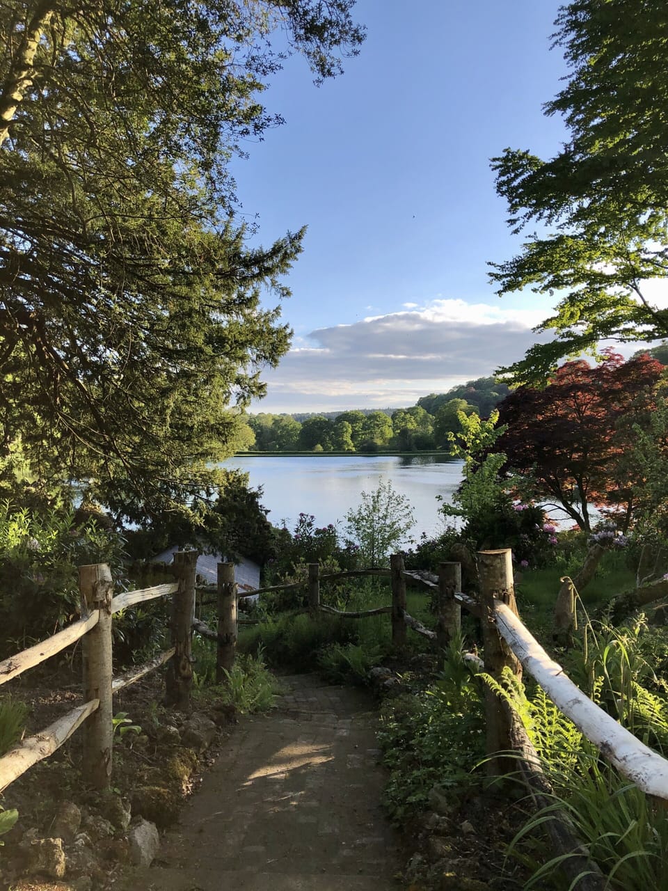 In the Garden, towards the lake