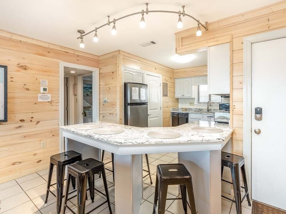 All new kitchen with large island