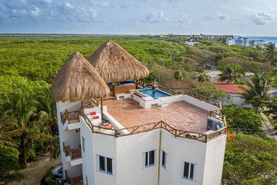 Only steps away from the beach with perfect 360 degree views