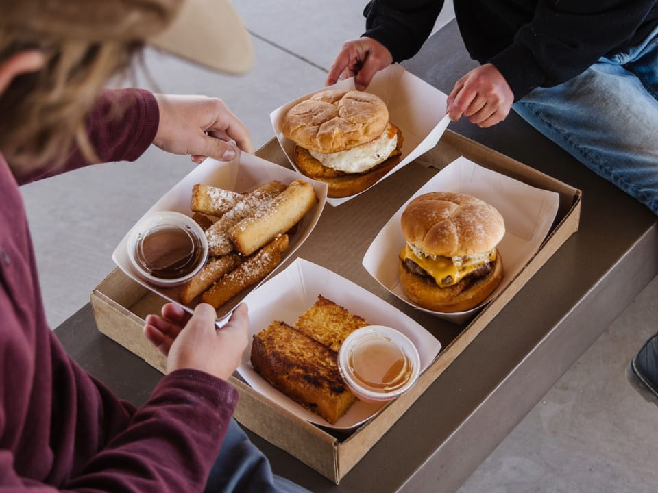 Daily cooked-to-order breakfast for a fee