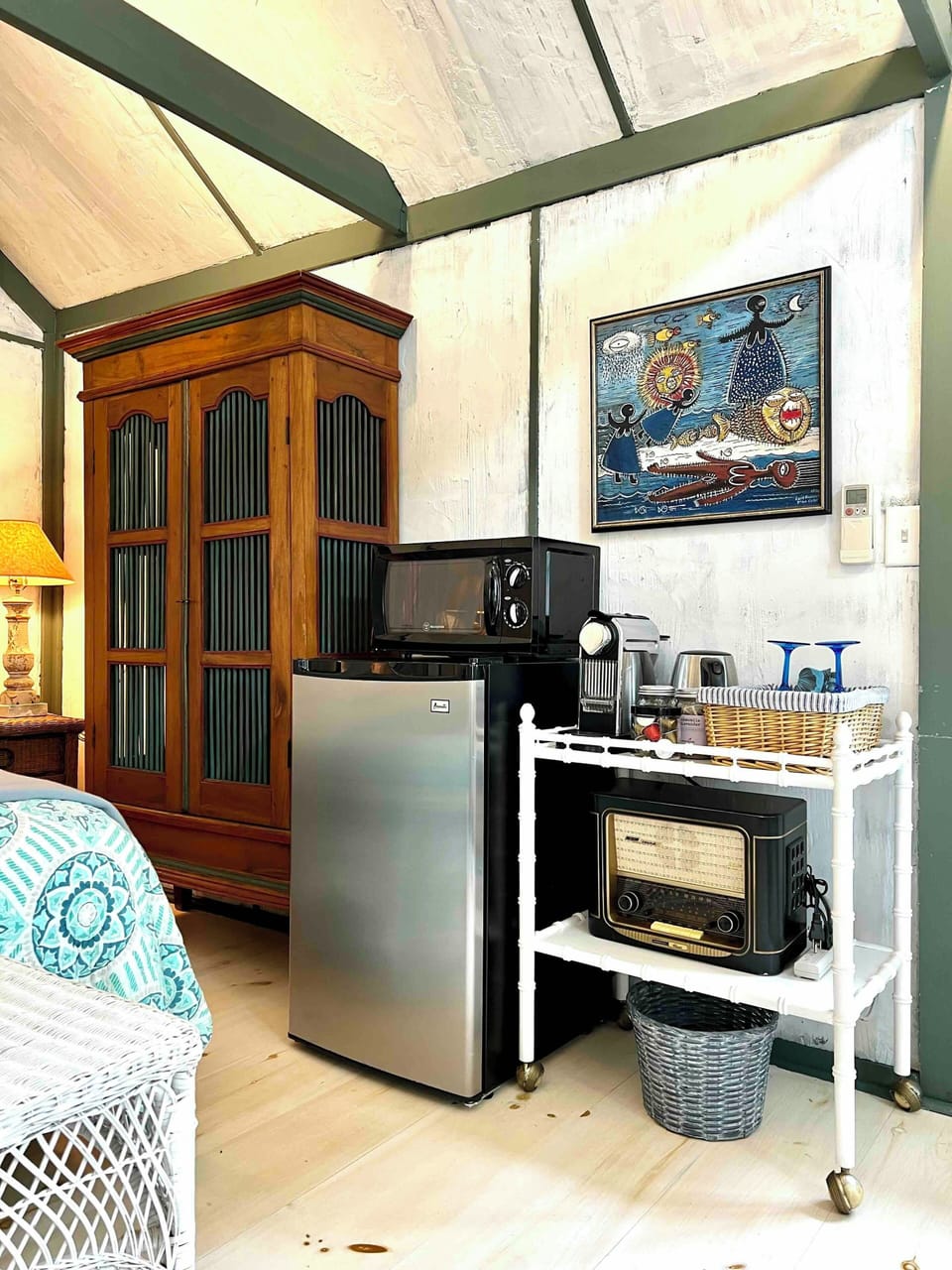 Armoire and Kitchenette