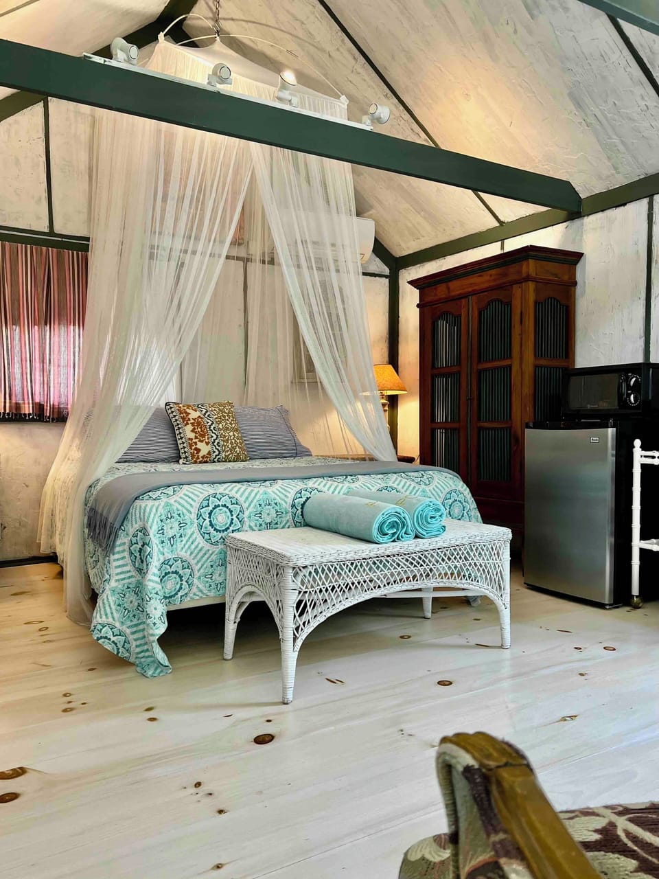 View of the room from the side door