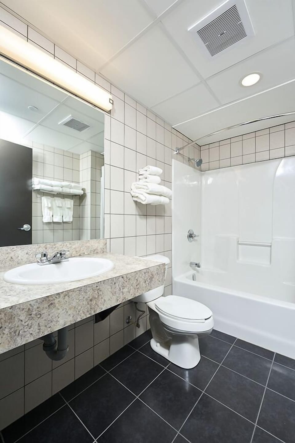 Business Suite | Bathroom | Combined shower/tub, free toiletries, hair dryer, towels