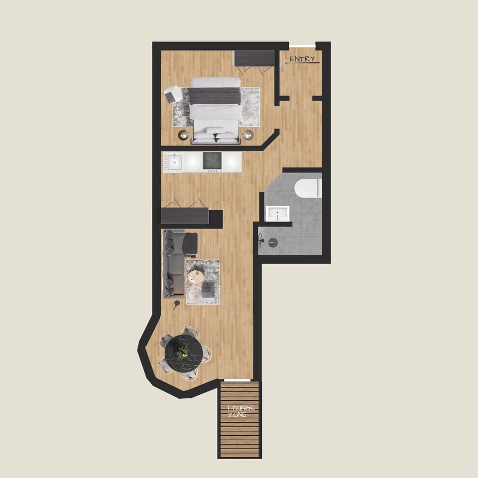 Apartment Souterrain, Terrace, Mountain View | Free WiFi, bed sheets