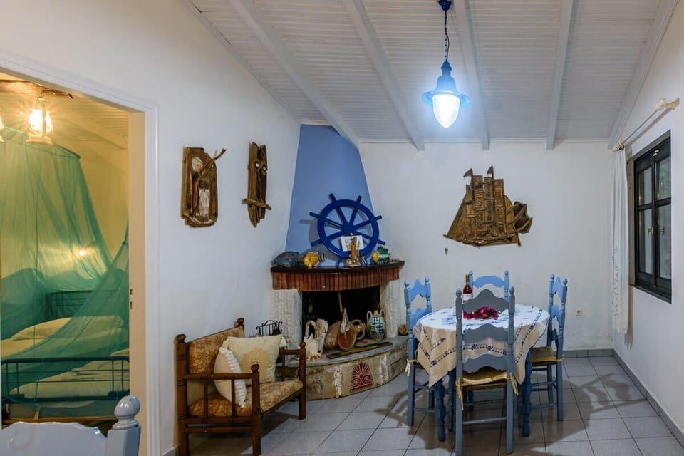 This traditionally decorated dining area whispers tales of grace and indulgence