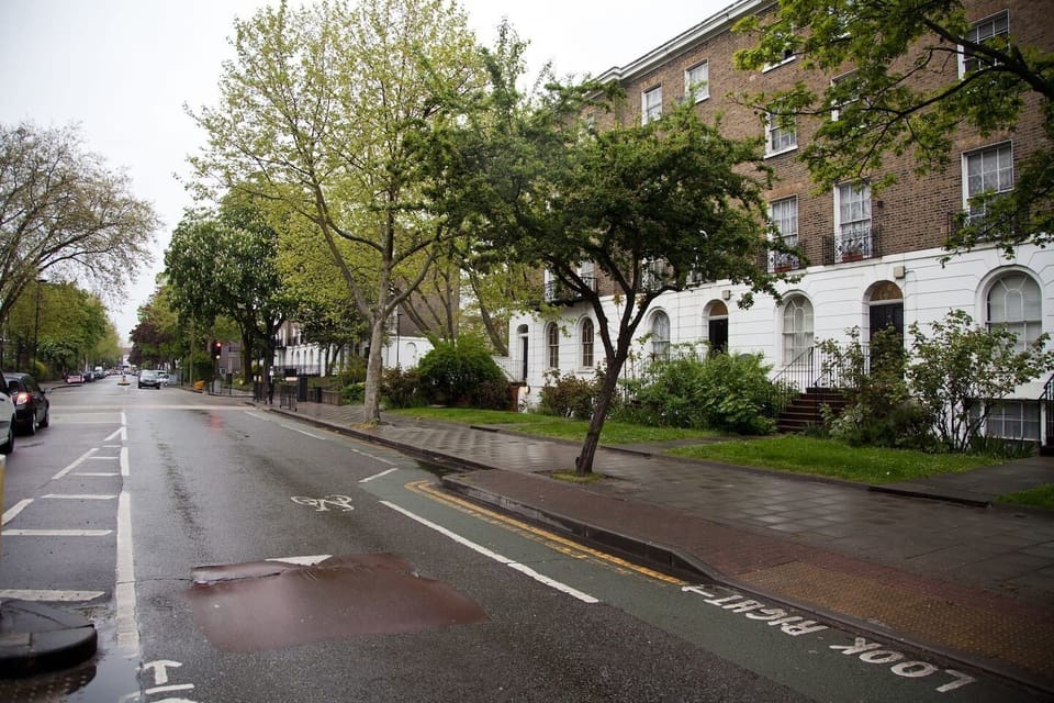 Typical rainy day in london