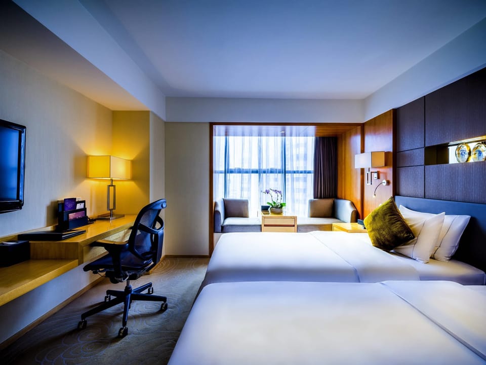 Superior Room, 2 Twin Beds | Minibar, in-room safe, desk, laptop workspace