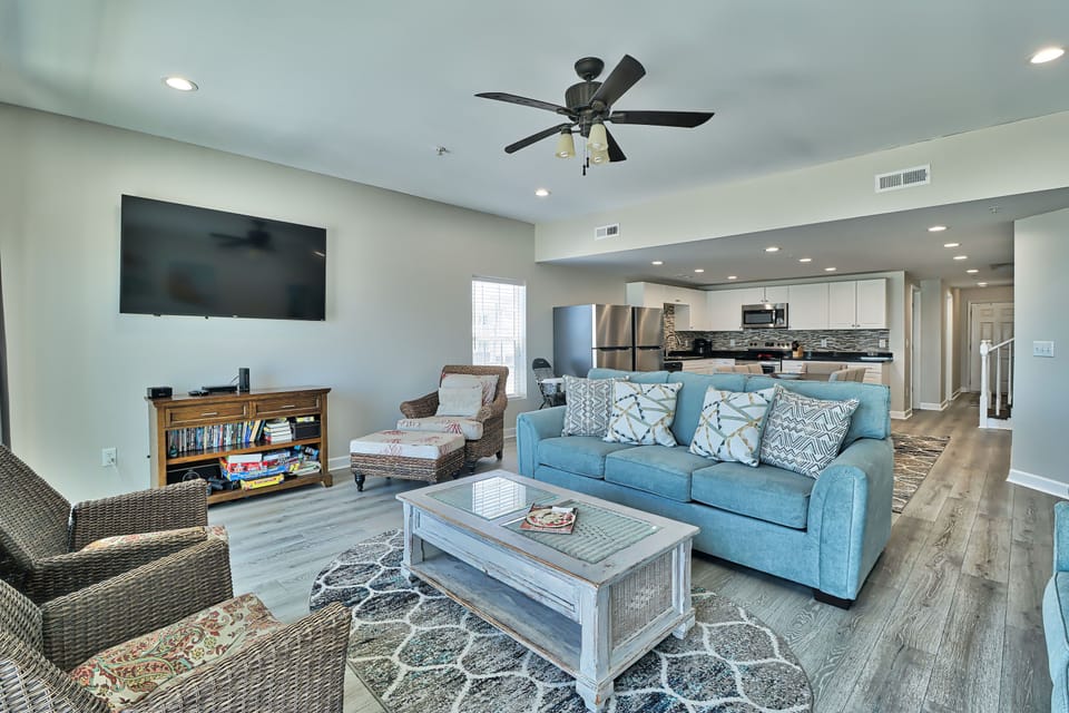 Ocean view living room