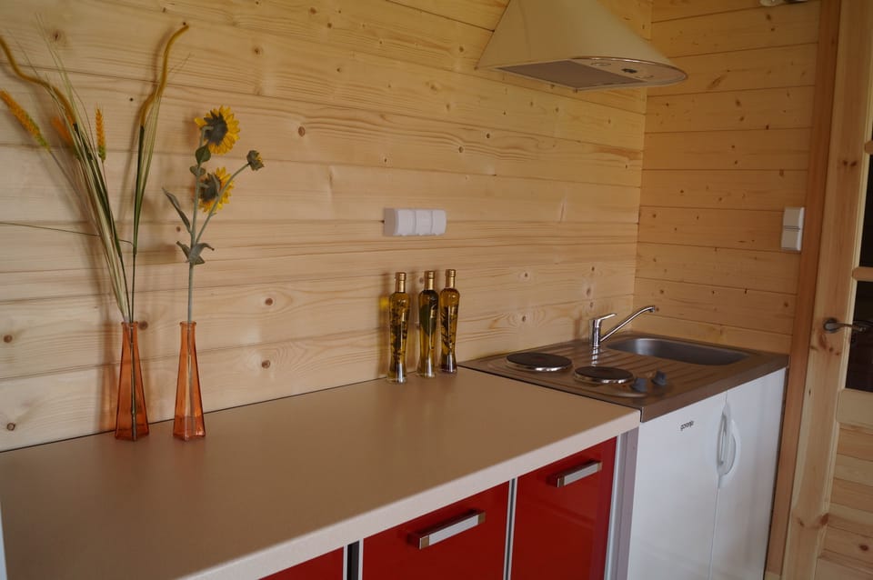 Family Cottage, 1 Bedroom | Private kitchenette | Fridge, stovetop, cookware/dishes/utensils