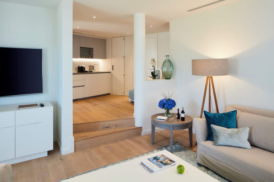 Suite, 2 Bedrooms (Spa) | Living area | 32-inch Smart TV with premium channels, TV, table tennis