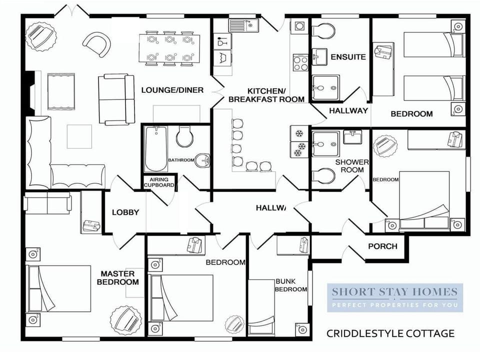 Criddlestyle Cottage Floorplan