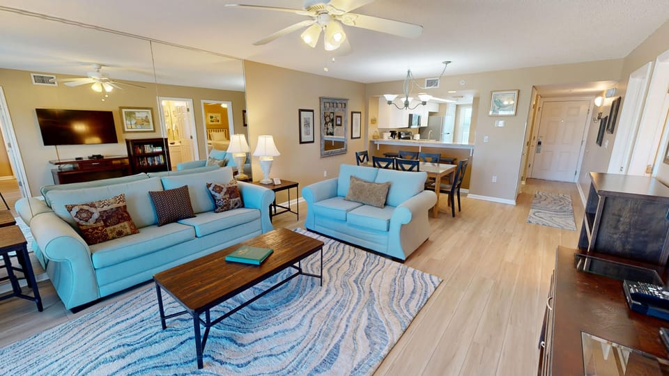 Condo, 2 Bedrooms | Living area | TV