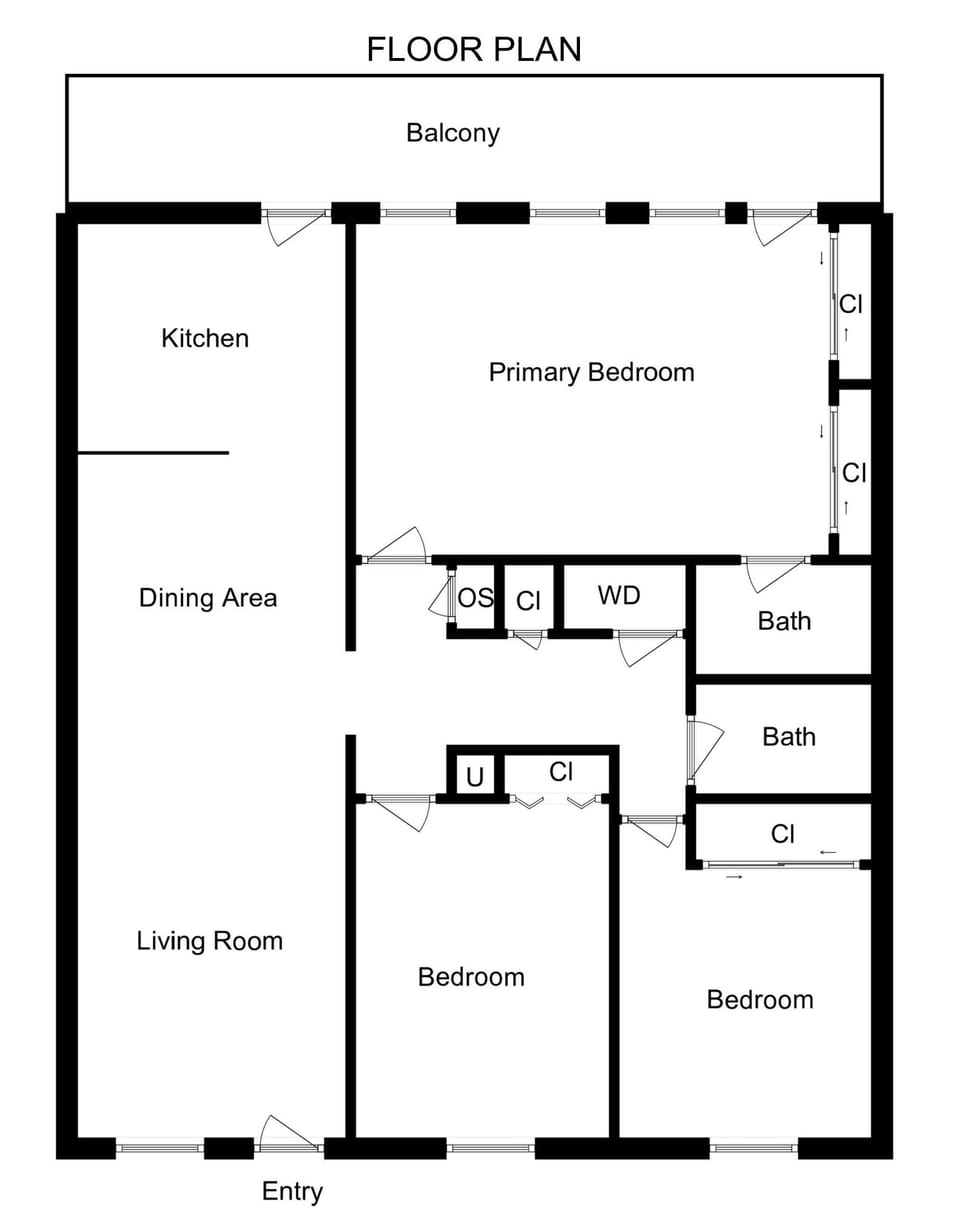 Condo, 3 Bedrooms | Floor plan