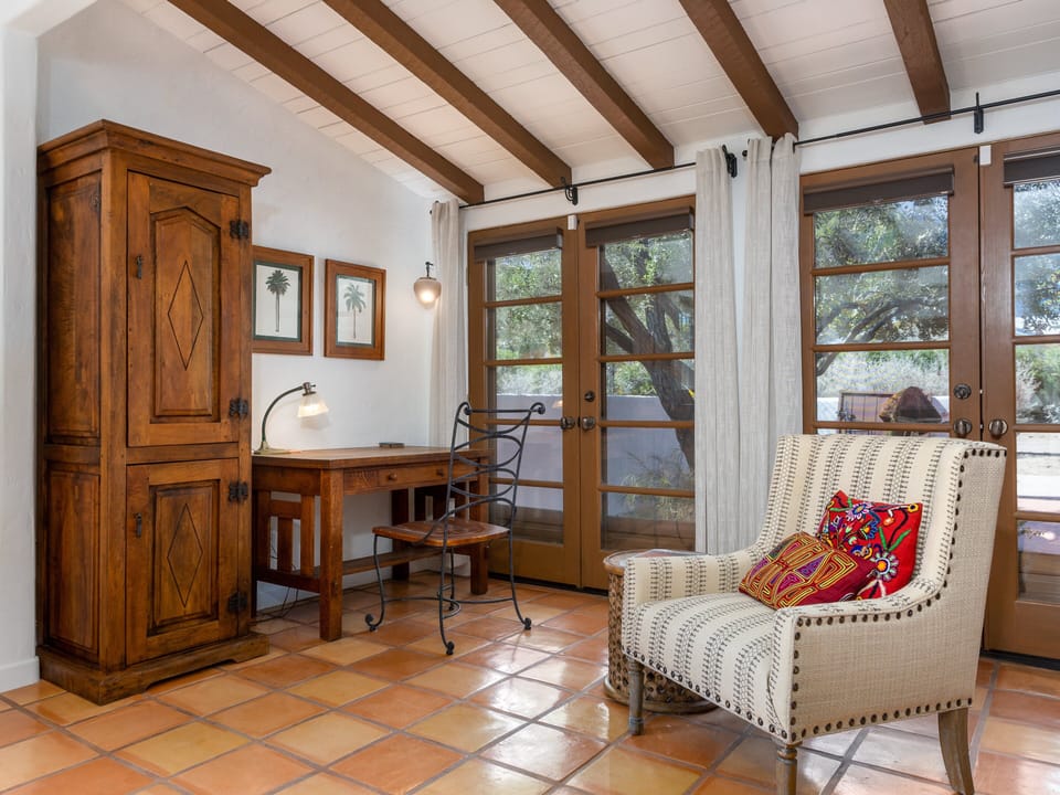 Easy patio access from your gorgeous bedroom