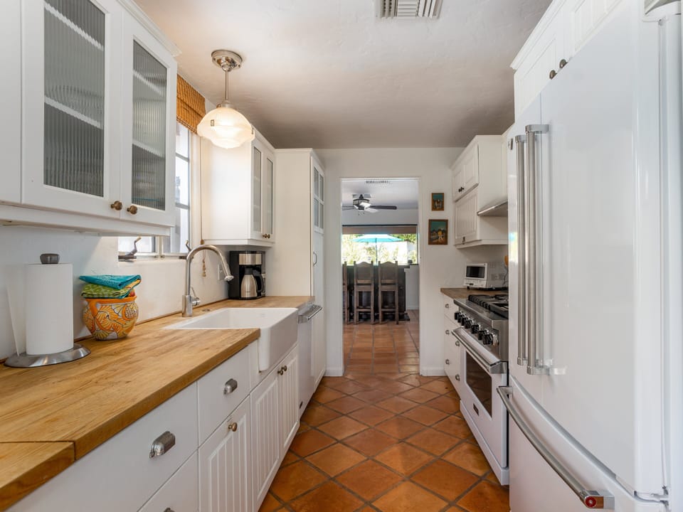 Cook at home in the gorgeous chef's kitchen