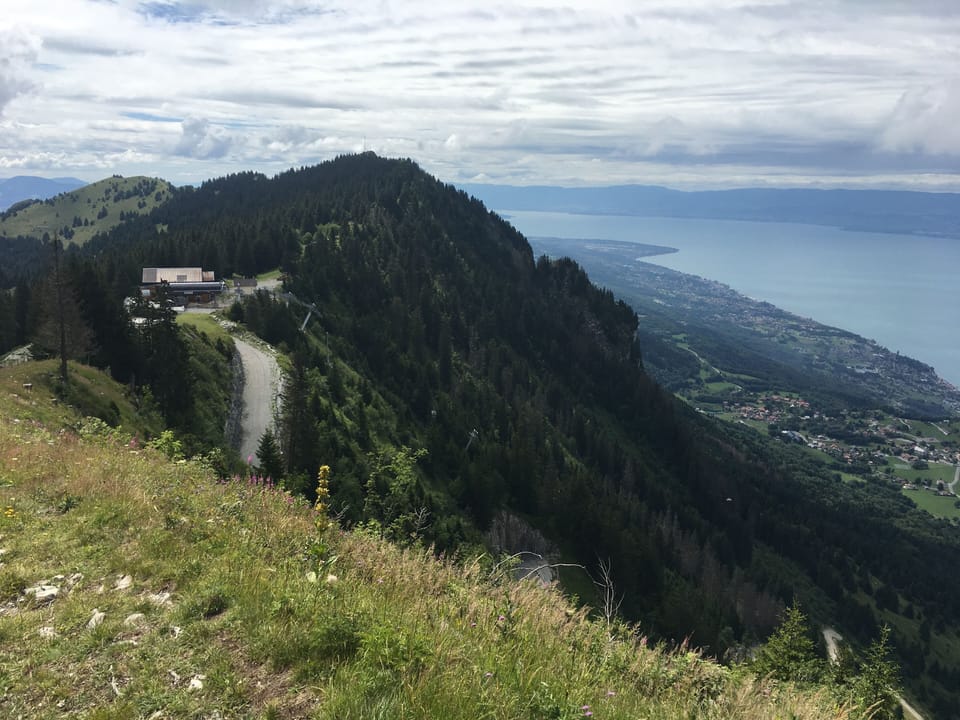 Take off point for paragliding. 