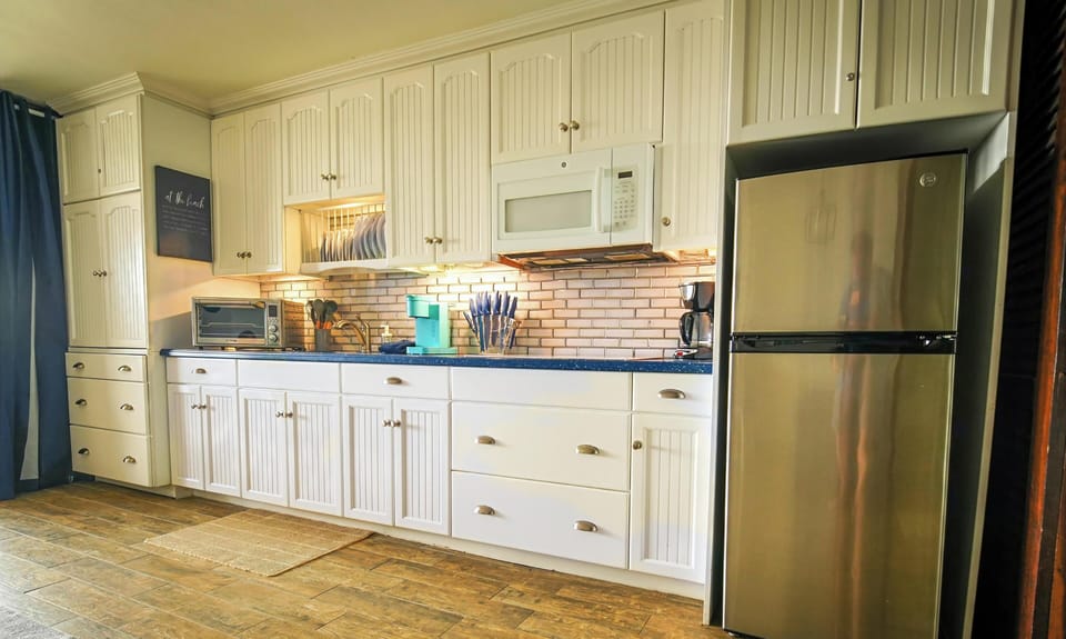 Just bring the groceries. We have everything you need to cook!