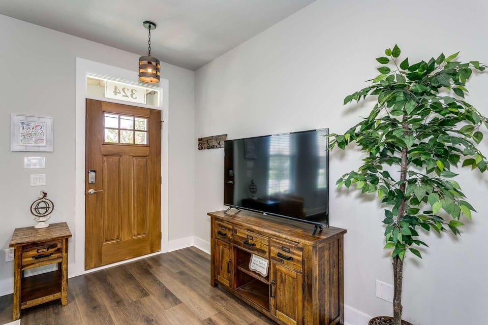 Big screen TV in the living room and WiFi throughout